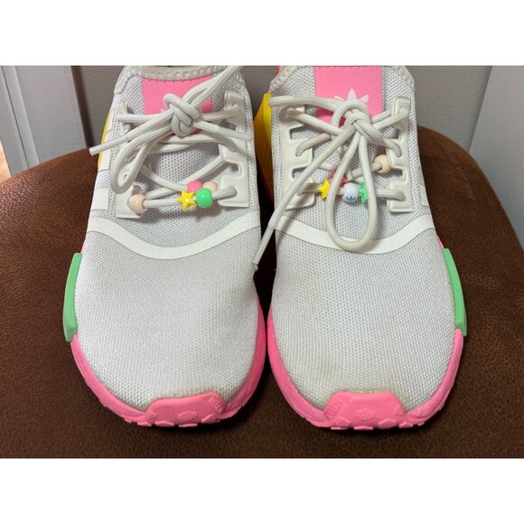 Adidas NMD R1 J White Beam Pink HP7882 Women’s Shoes Size 5.5 Running Walking - Picture 2 of 10